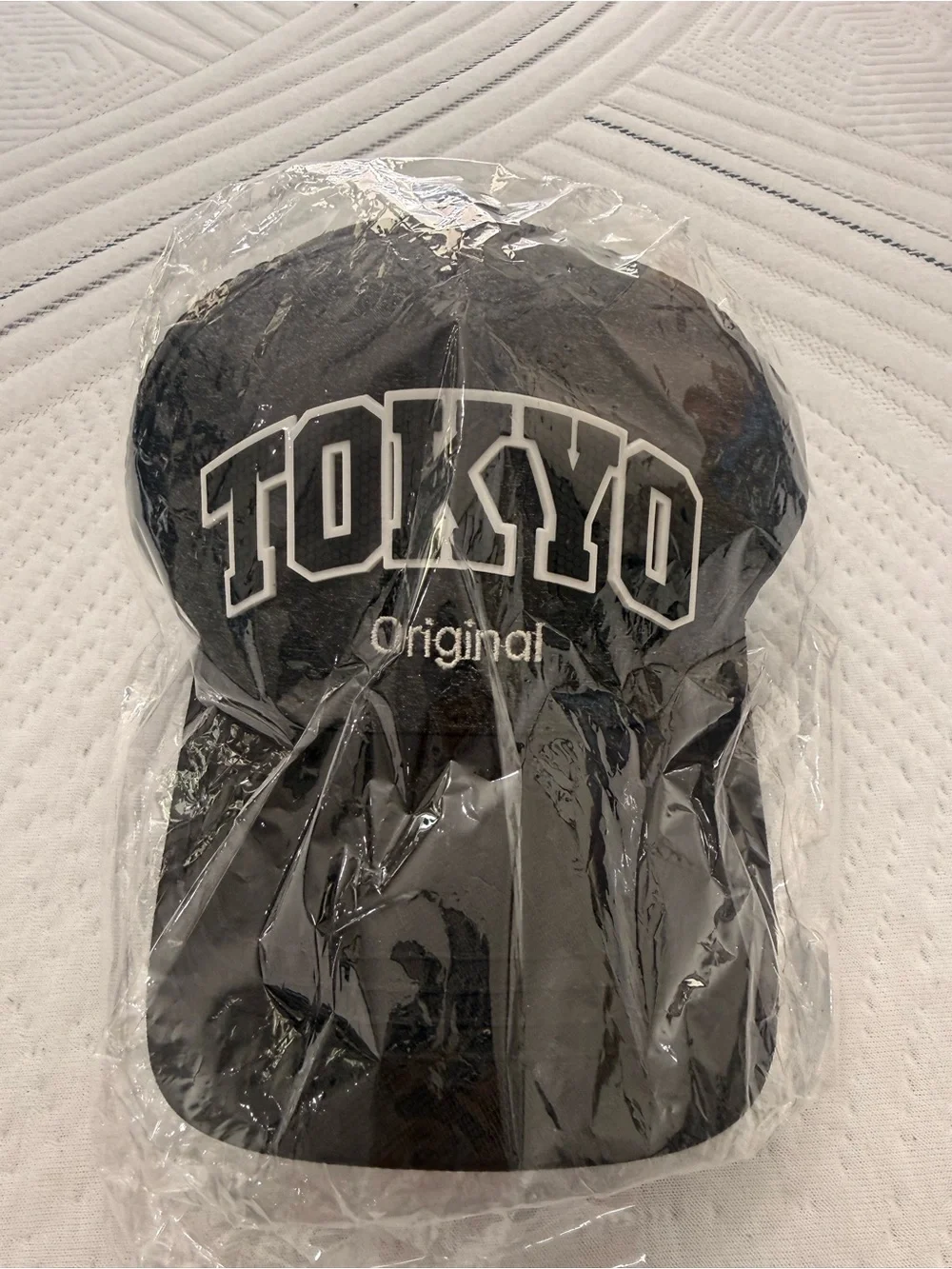 Robin Ruth Black Baseball Cap with White Logo